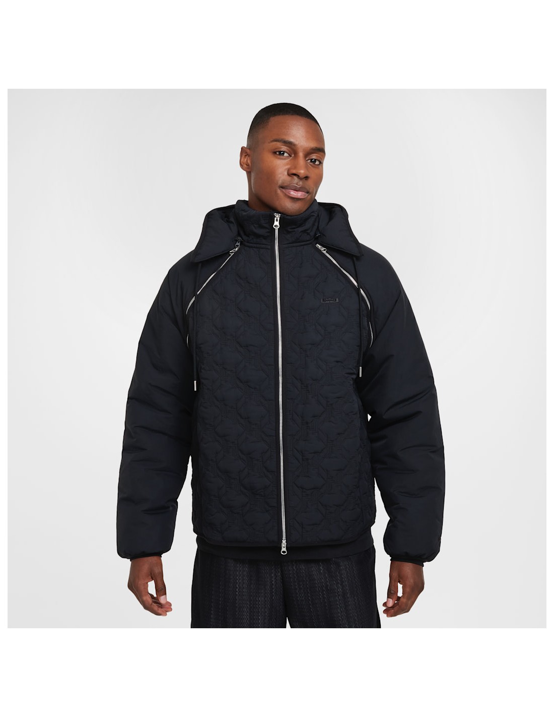 LeBron Men's ThermaFIT ADV Insulated Basketball Jacket BlackDark Smoke GreyBlack FZ1032010 MBS