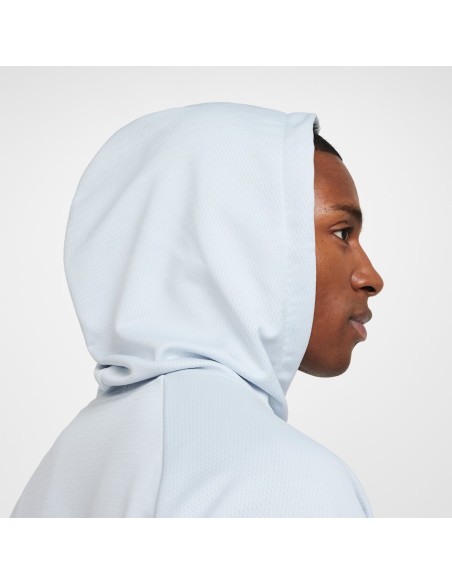 Nike DNA Men's ThermaFIT 14Zip Basketball Hoodie Pure PlatinumBlack FZ0664043 MBS