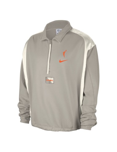 Team 13 Women's Nike WNBA Fleece Top College GreyPhantomBrilliant Orange HF6444009 MBS
