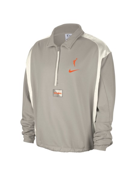 Team 13 Women's Nike WNBA Fleece Top College GreyPhantomBrilliant Orange HF6444009 MBS