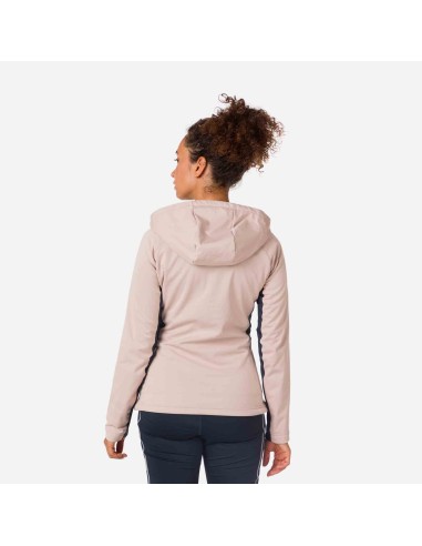 ROSSIGNOL W Softshell Hoodie Jacket Jkt Pink