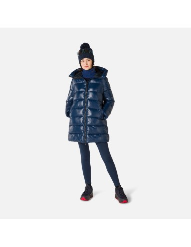 Rossignol W Shiny Parka Jacket Navy Blue