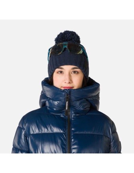 Rossignol W Shiny Parka Jacket Navy Blue