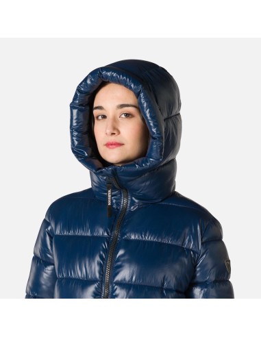 Rossignol W Shiny Parka Jacket Navy Blue