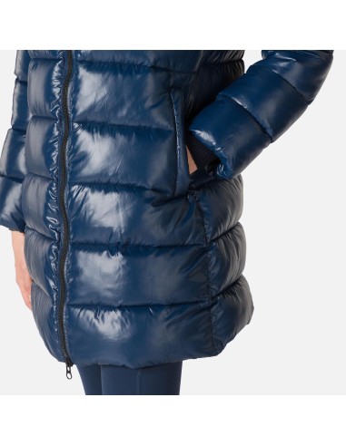 Rossignol W Shiny Parka Jacket Navy Blue
