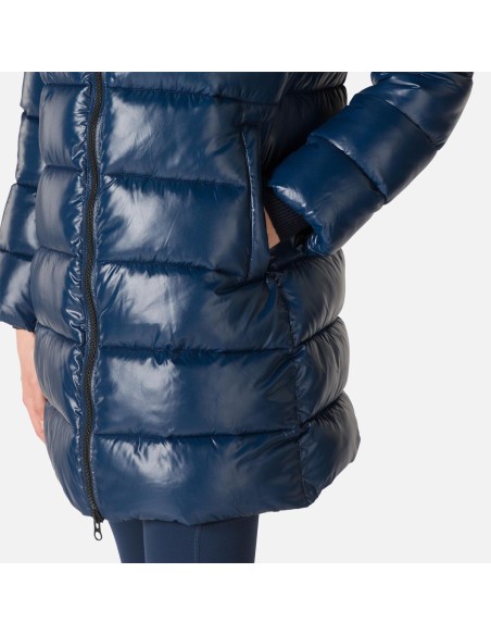 Rossignol W Shiny Parka Jacket Navy Blue