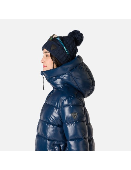 Rossignol W Shiny Parka Jacket Navy Blue