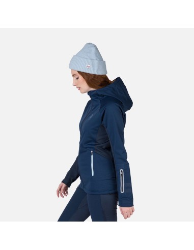 Rossignol W Softshell Hoodie Jkt Navy Blue Jacket