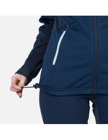 Rossignol W Softshell Hoodie Jkt Navy Blue Jacket