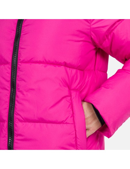 Rossignol W Puffy Hood Jkt Jacket Pink