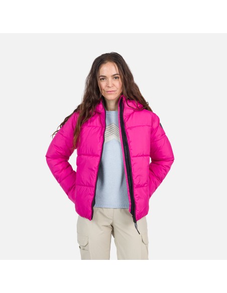 Rossignol W Puffy Hood Jkt Jacket Pink