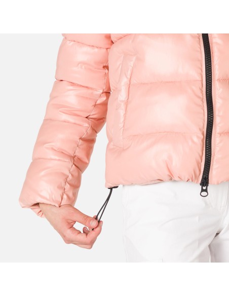 Rossignol W Shiny Bomber Jacket Pink