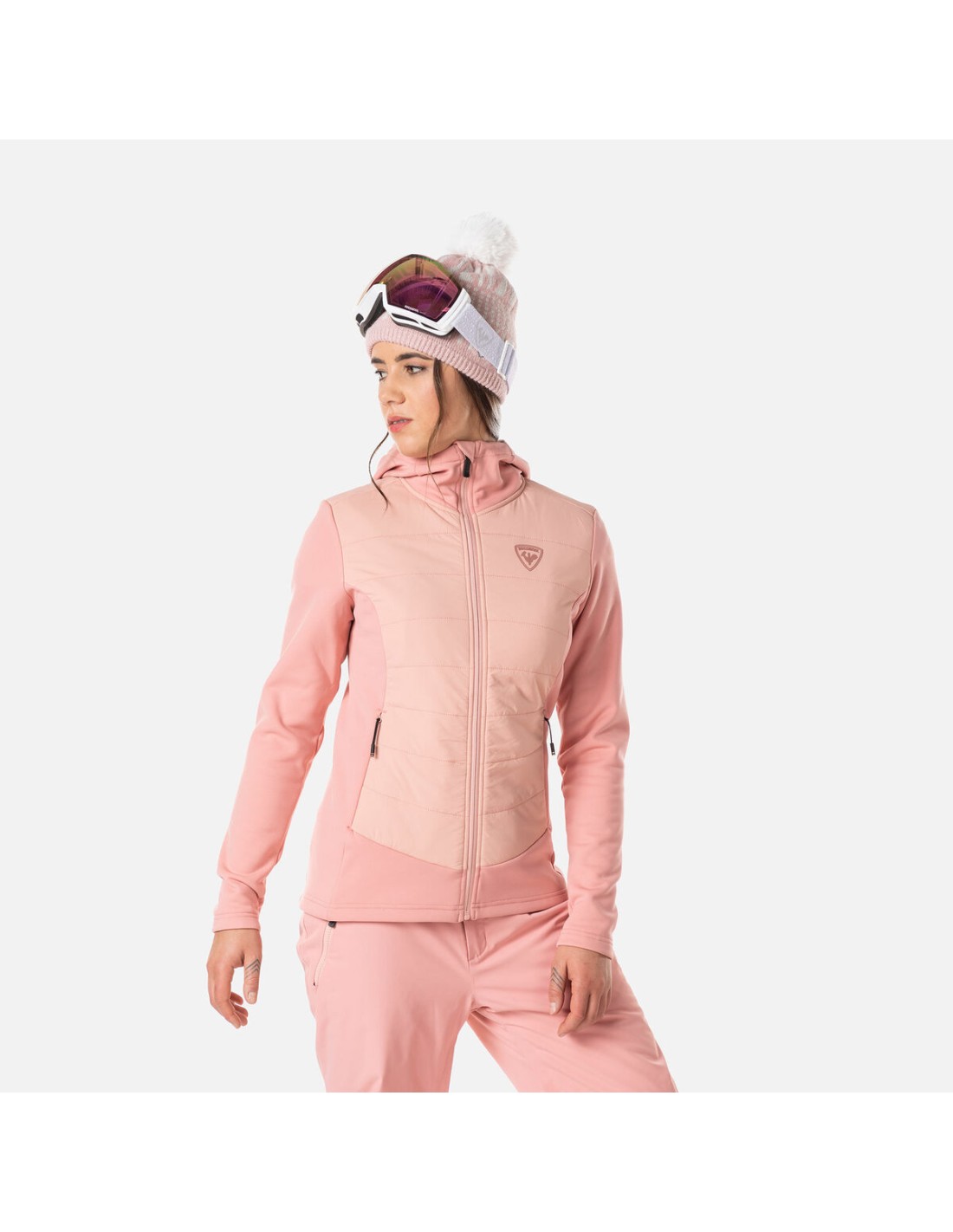 Rossignol W Classique Hybrid Clim Jacket Ροζ