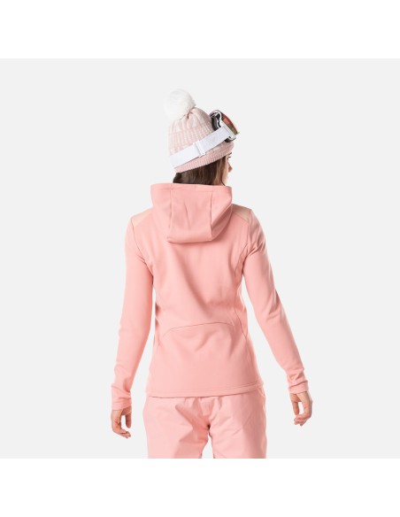 Rossignol W Classique Hybrid Clim Jacket Pink