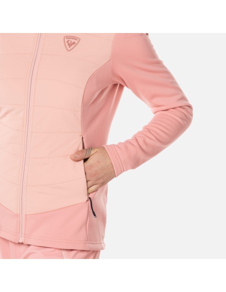 Rossignol W Classique Hybrid Clim Jacket Pink