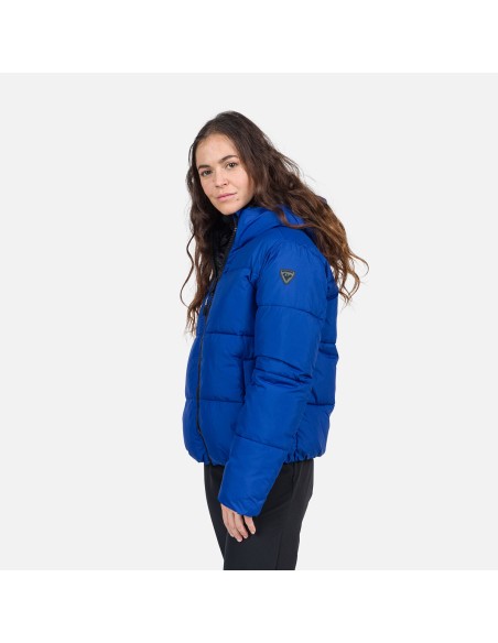 Rossignol W Puffy Hood Jkt Jacket Blue