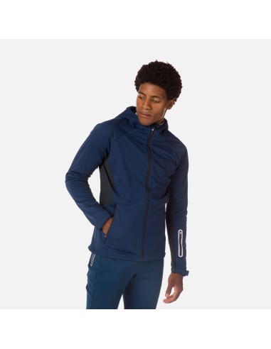 ROSSIGNOL Softshell Hoodie Jacket Jkt Navy Blue