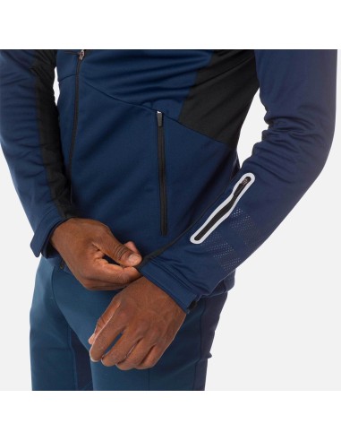 ROSSIGNOL Softshell Hoodie Jacket Jkt Navy Blue