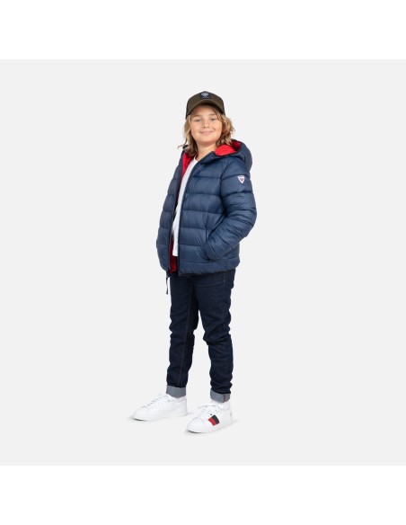 Rossignol Boy Lt Quilt Jacket Navy Blue