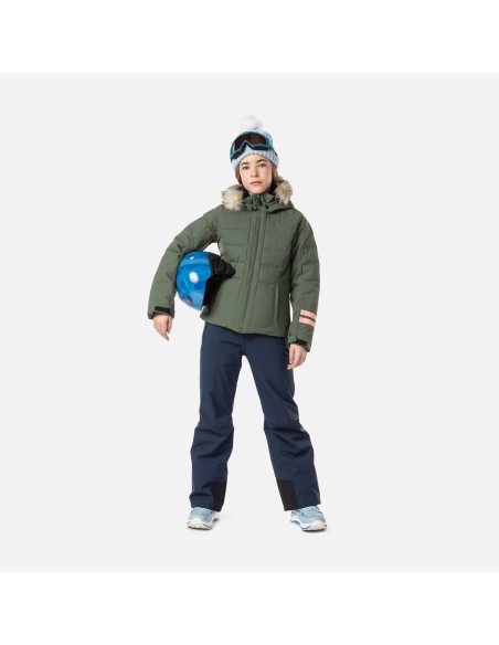 Rossignol Girl Polydown Jkt Jacket Green
