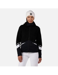 Rossignol W Wispile Fleece Fzh Sweatshirt Black