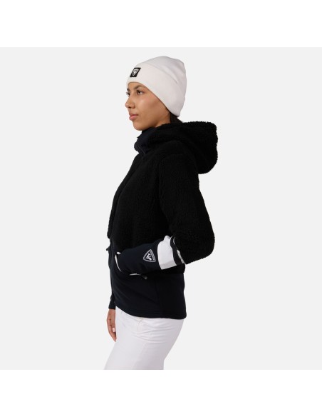 Rossignol W Wispile Fleece Fzh Sweatshirt Black