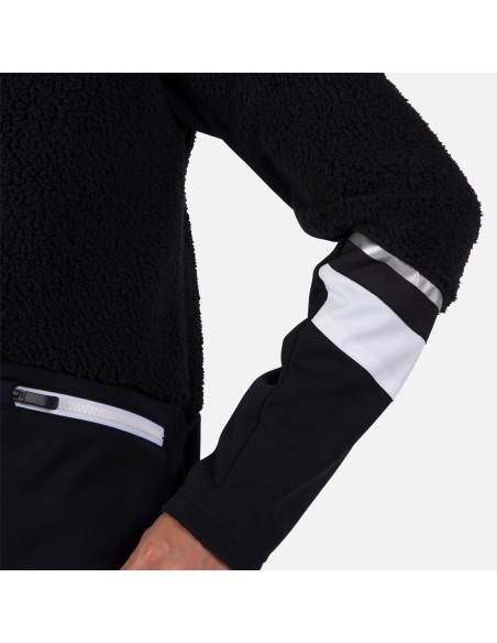Rossignol W Wispile Fleece Fzh Sweatshirt Black