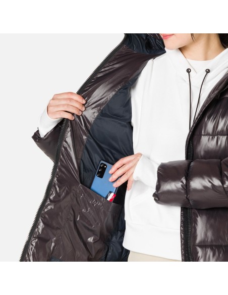 Rossignol W Shiny Parka Jacket Black