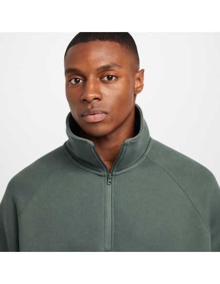 Nike Tech Men's Fleece HalfZip Top Vintage GreenVintage Green FZ7568338 MBS