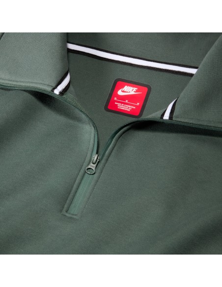Nike Tech Men's Fleece HalfZip Top Vintage GreenVintage Green FZ7568338 MBS