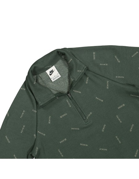 Nike Sportswear Collection Slim 12Zip Logo Top Vintage GreenLight ArmyVintage Green FV7821338