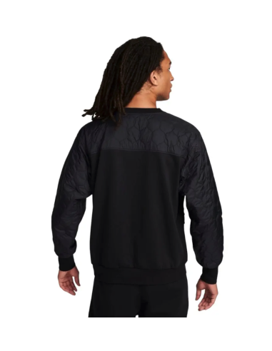 Nike Standard Issue Men's Basketball CrewNeck Sweatshirt BlackAnthracite FN2667010 MBS