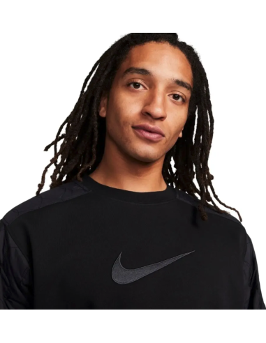 Nike Standard Issue Men's Basketball CrewNeck Sweatshirt BlackAnthracite FN2667010 MBS