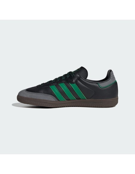 adidas Samba OG Black Green Women's IE6520 MBS