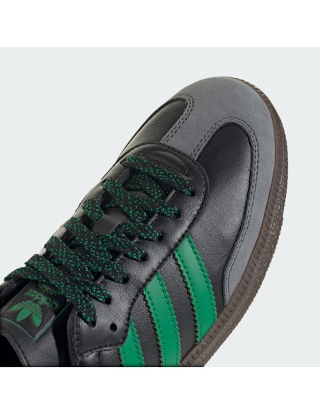 adidas Samba OG Black Green Women's IE6520 MBS