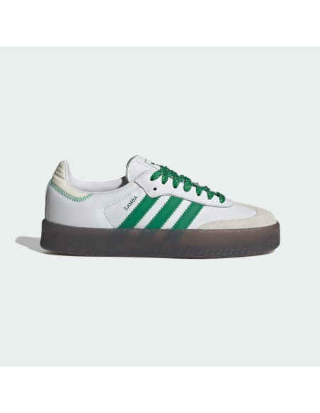 adidas Sambae Cloud White Green Women's IE9105 MBS