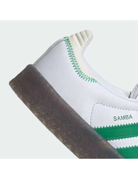 adidas Sambae Cloud White Green Women's IE9105 MBS