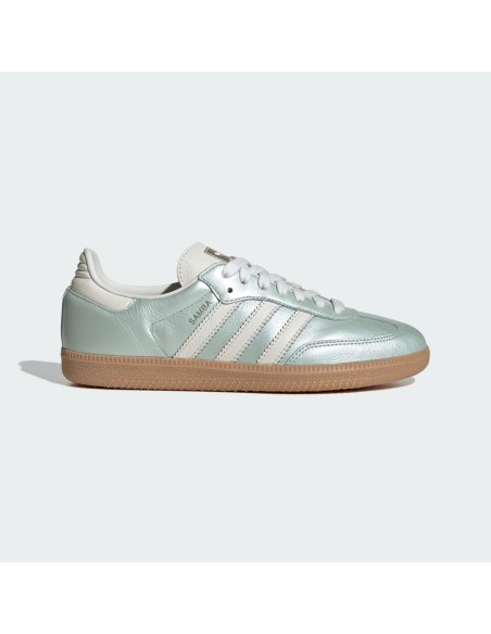 adidas Samba OG Linen Green Metallic Women's IG1965 MBS