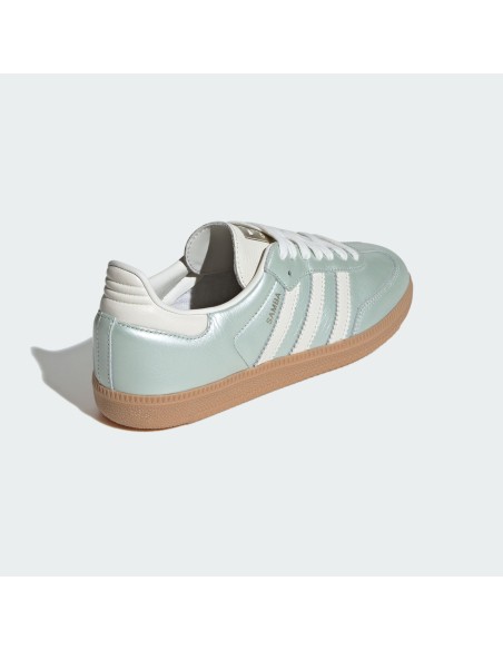 adidas Samba OG Linen Green Metallic Women's IG1965 MBS