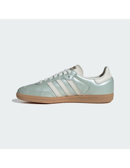 adidas Samba OG Linen Green Metallic Women's IG1965 MBS
