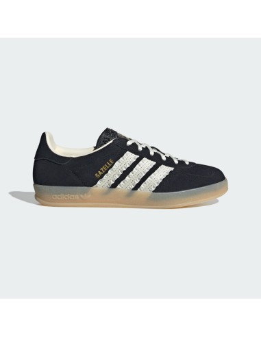 adidas Gazelle Indoor Core Black Cream White Gum Women's JS1412 MBS