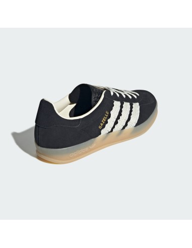 adidas Gazelle Indoor Core Black Cream White Gum Women's JS1412 MBS