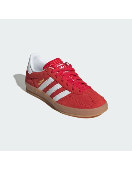 adidas Gazelle Indoor Better Scarlet Cloud White Gum GS JS3801 MBS