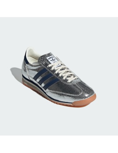 adidas SL 72 OG Silver Metallic Collegiate Navy Women's JH8654 MBS