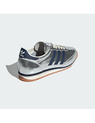 adidas SL 72 OG Silver Metallic Collegiate Navy Women's JH8654 MBS