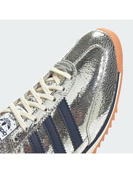 adidas SL 72 OG Silver Metallic Collegiate Navy Women's JH8654 MBS
