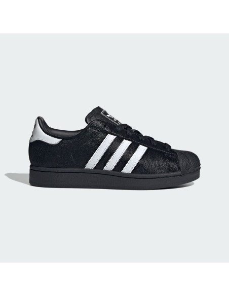 adidas Superstar II Black Ponyhair Women's JH9475 MBS