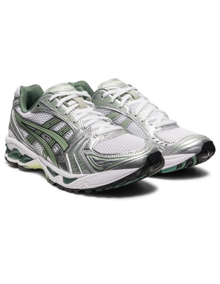 ASICS GelKayano 14 White Pure Silver Slate Grey Sage 1201A019107 MBS