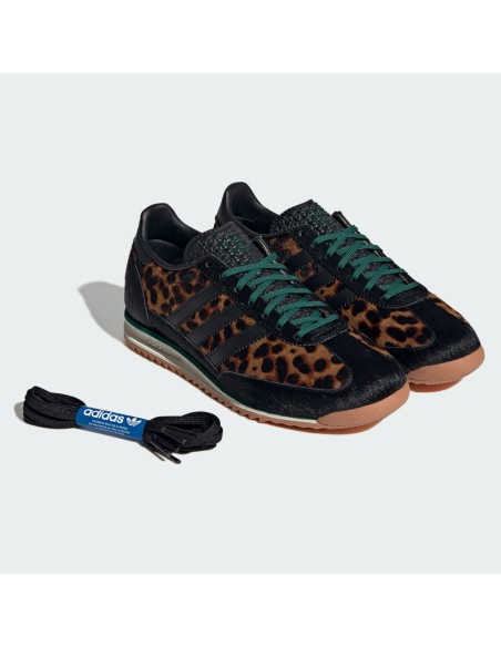 adidas SL 72 OG Leopard Print Collegiate Green Women's JI0187 MBS