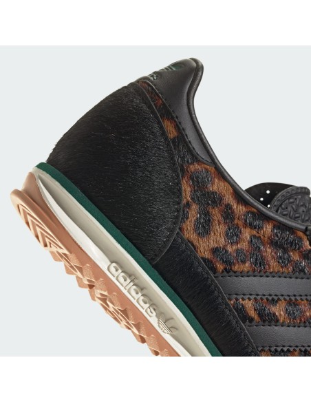 adidas SL 72 OG Leopard Print Collegiate Green Women's JI0187 MBS